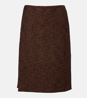 Wool-blend midi skirt | Gucci