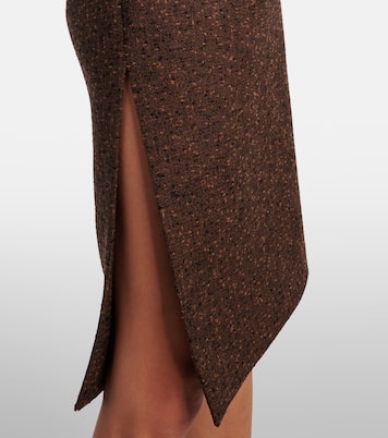 Wool-blend midi skirt | Gucci