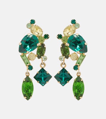 Ambra crystal-embellished drop earrings | Jennifer Behr