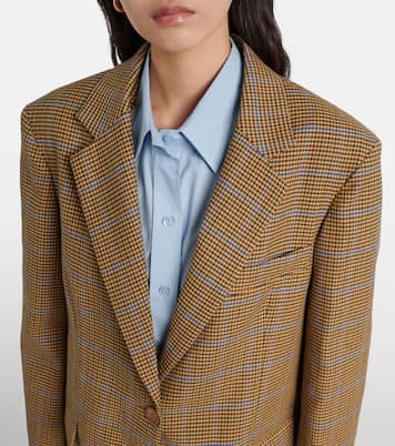 Lyra houndstooth oversized blazer | The Frankie Shop
