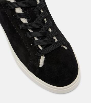 Sneakers Cassetta aus Veloursleder mit Shearling | Tod's