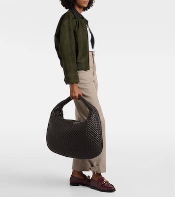 Veneta Large leather shoulder bag | Bottega Veneta