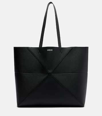 Puzzle Fold Large leather tote bag | Loewe