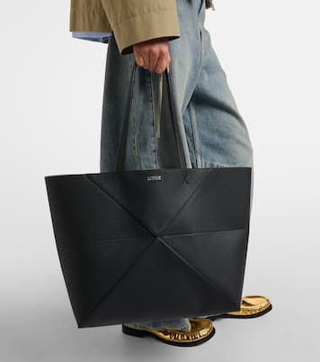 Puzzle Fold Large leather tote bag | Loewe