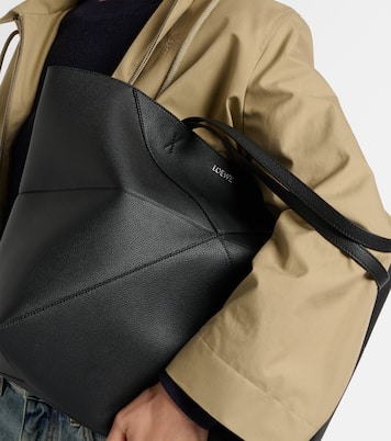 Puzzle Fold Large leather tote bag | Loewe