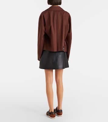 Minirock aus Leder | Loewe