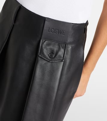 Minirock aus Leder | Loewe