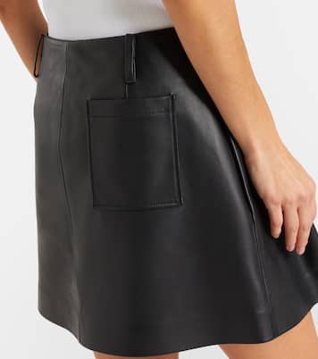 Minirock aus Leder | Loewe