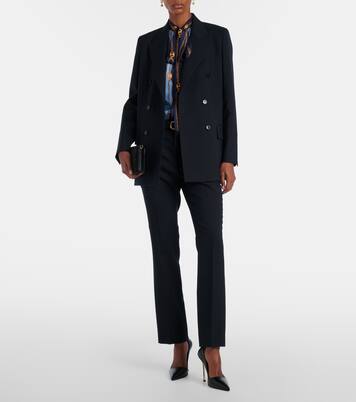 Blazer cruzado de lana | Gucci