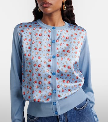 Cárdigan de seda floral | Dolce&Gabbana