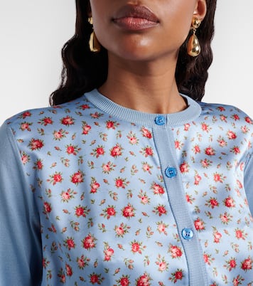 Cárdigan de seda floral | Dolce&Gabbana