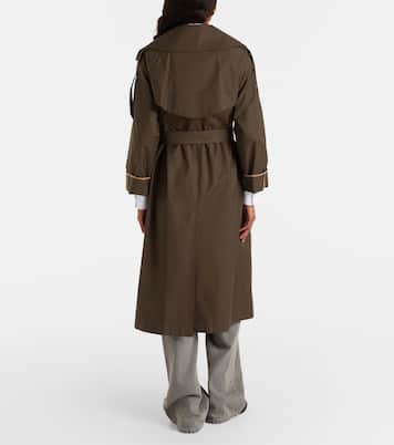 The Cube cotton-blend twill trench coat | Max Mara