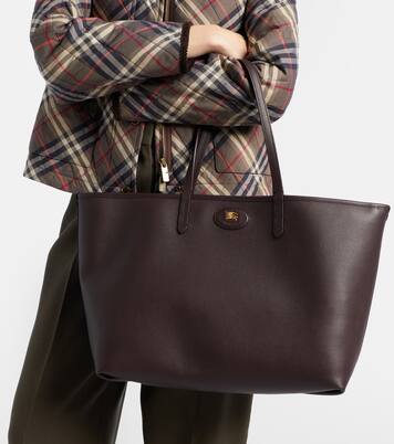 Reversible Burberry Check Medium leather tote bag | Burberry