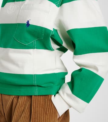 Striped cotton jersey polo shirt | Polo Ralph Lauren