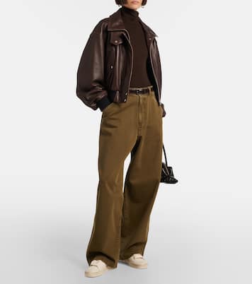 Stardan embellished leather sneakers | Golden Goose