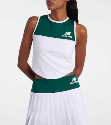 x New Balance jersey tank top | Miu Miu