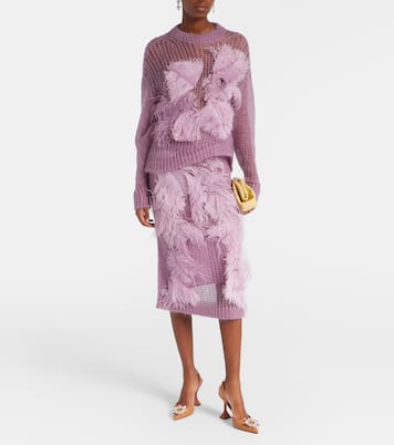 Slingback-Pumps Begum 95 aus Lackleder | Amina Muaddi