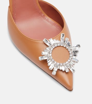 Slingback-Pumps Begum 95 aus Lackleder | Amina Muaddi