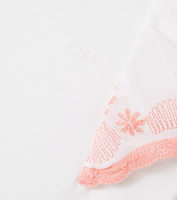 Embroidered cotton T-shirt  | Chloé Kids