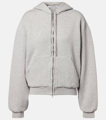 Kapuzenjacke Faye aus Baumwoll-Fleece | Acne Studios