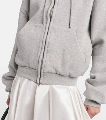Kapuzenjacke Faye aus Baumwoll-Fleece | Acne Studios