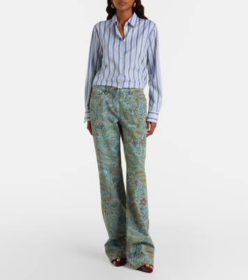 Paisley flared jeans | Etro