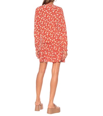 Blusa Reba a stampa in seta stretch | Veronica Beard