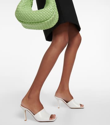Pantoletten Stretch aus Leder | Bottega Veneta