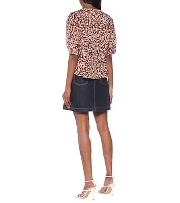 Top Albee a stampa in cotone | Velvet
