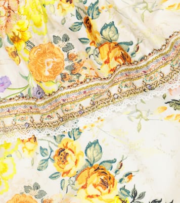 Robe asymétrique en coton à fleurs | Camilla Kids