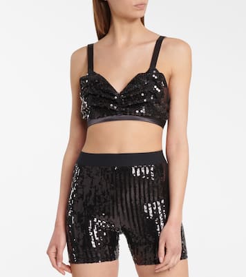 Bralette con paillettes | Junya Watanabe