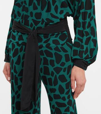 Violet printed jersey top | Diane von Furstenberg