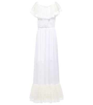 Off-shoulder maxi dress | Rabanne