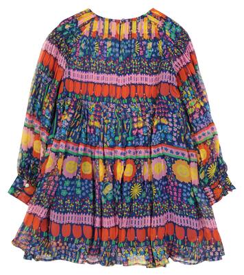 Printed silk georgette dress | Stella McCartney Kids