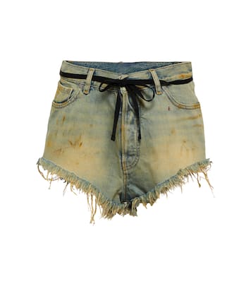 Distressed denim shorts | Maison Margiela