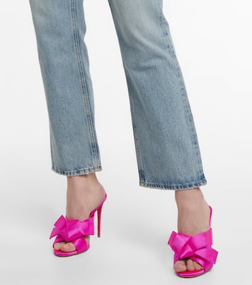 Mules Matricia 100 en satin | Christian Louboutin
