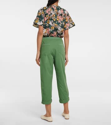 Mid-Rise-Cargohose Misty aus Baumwolle | Velvet