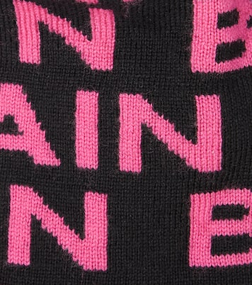Gorro de lana virgen con logo | Balmain Kids