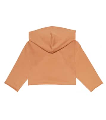 Maddy cropped cotton jersey hoodie | Molo