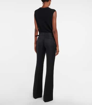Pantalon évasé à taille mi-haute | Tom Ford