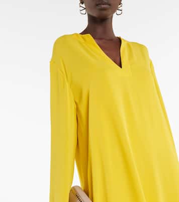 Silk georgette maxi dress | Valentino