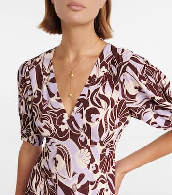 Poppy shell-print maxi dress | Rixo