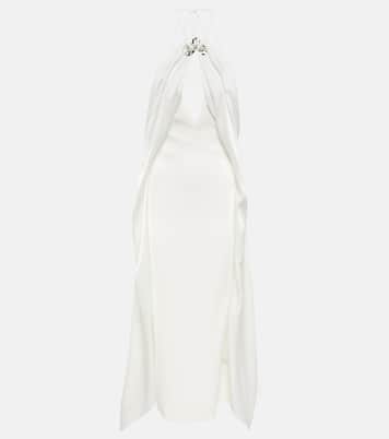 Halterneck midi dress | David Koma
