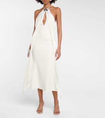 Halterneck midi dress | David Koma