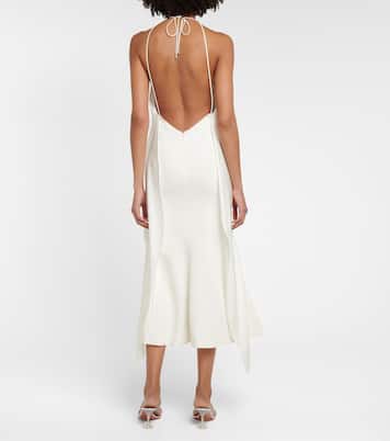 Halterneck midi dress | David Koma