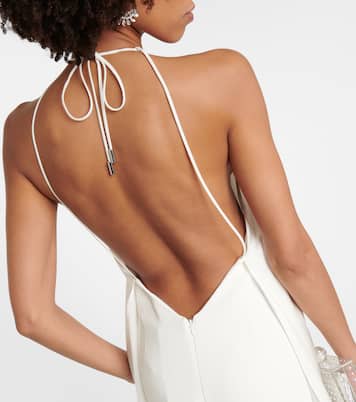 Halterneck midi dress | David Koma