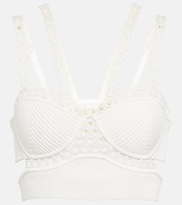Liana ribbed crop top | Simkhai