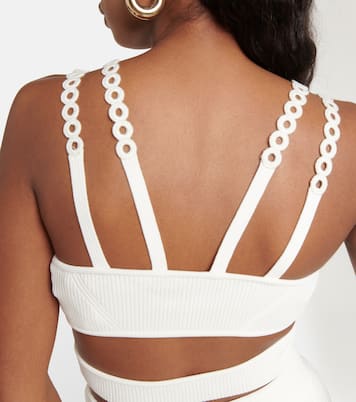Liana ribbed crop top | Simkhai