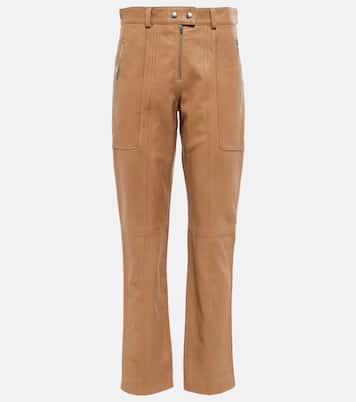 Gerade Hose Anazia aus Leder | Isabel Marant