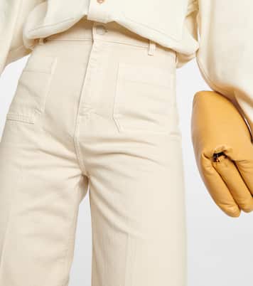 Brompton high-rise wide-leg jeans | Joseph